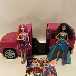 Barbie ‘10 Rock ‘N’Royals Expanding Limo/SUV with Dolls and Book
