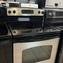 Stove Stainless Steel Glass Top