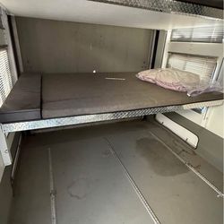 Toy Hauler EZ-Lift Bed System + Screen + Tie-Downs – Full Kit from Garage Conversion