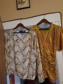Women's shirts, size large
