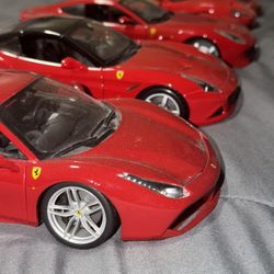 Red Ferrari Collection 5 1/18 Scale GREAT CONDITION
