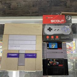 Super Nintendo Combo Breaker Bundle $150 Gamehogs 11am-7pm