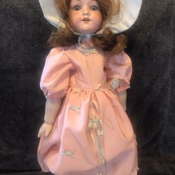 Antique Bisque Head Doll Figure Composition Porcelain Armand Marseille Halbig 