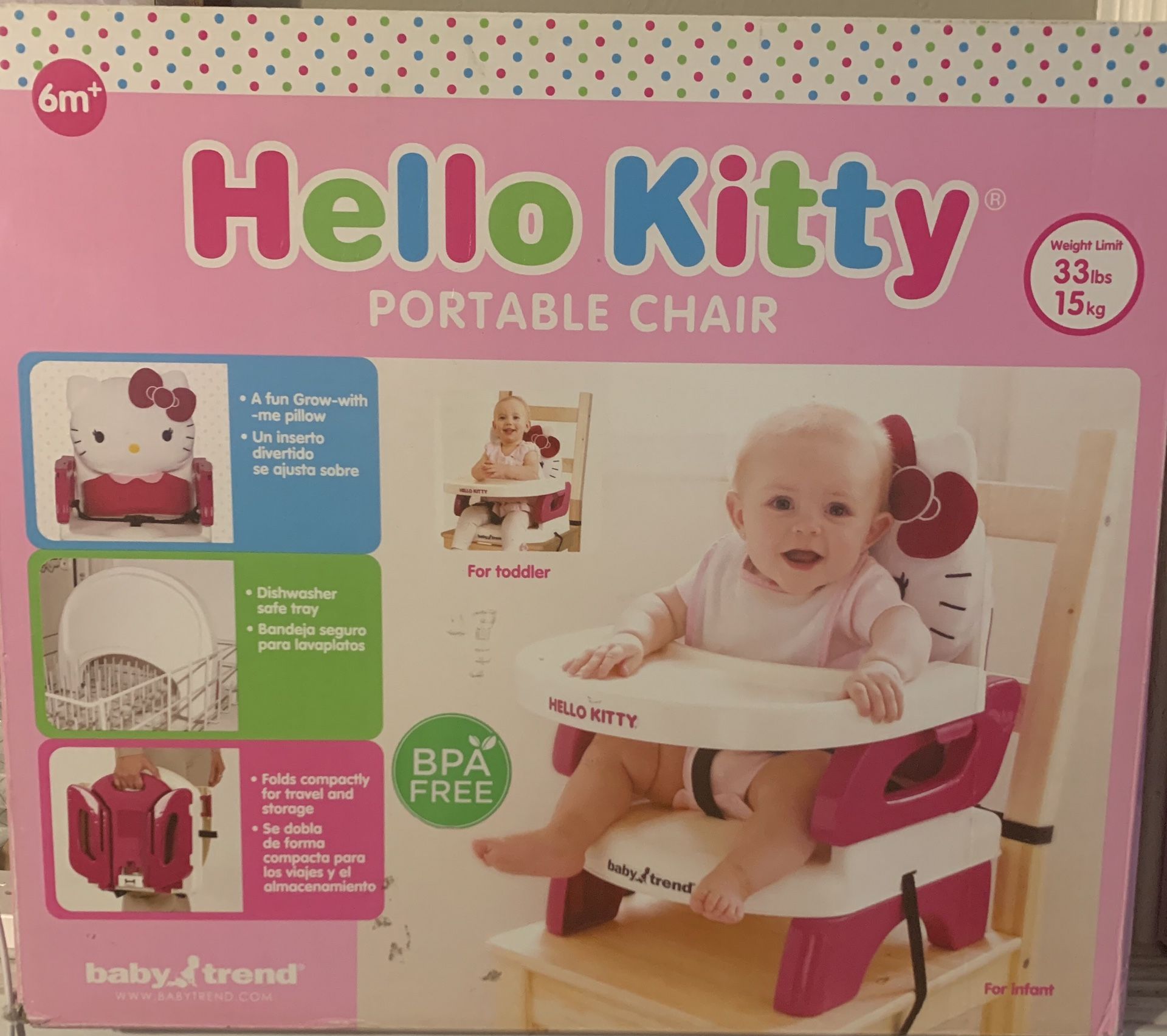 Hello Kitty Portable Chair by Baby Trend