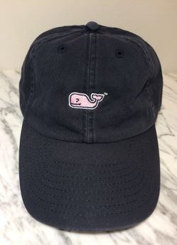 Vineyard Vines Hat Cap Navy Blue w Pink Logo