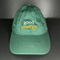 Good Energy Verb Energy Bars  Green  Adjustable Cap Hat 