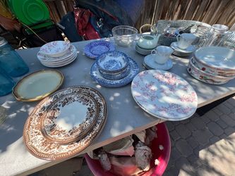 Mixed Vintage Ceramic Dinnerware Collection