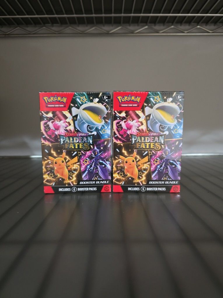 2x Paldean Fates Booster Bundles Pokemon