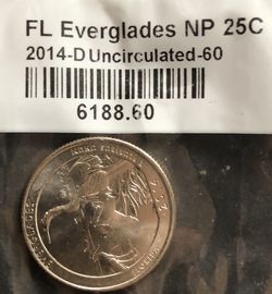 FL Everglades NP 25C 2014-D Uncirculated-60