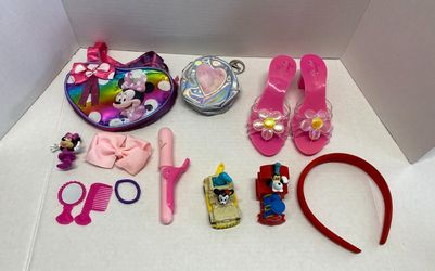 Disney Minnie Mouse Girls Purse Accessories Toy Lot Pre Owned