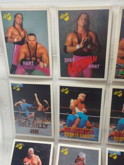 Classic WWF Wrestling Trading Cards Lot