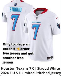 New Jersey CJ STROUD WHITE 