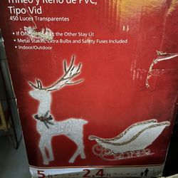 Home accents Reindeer & Sleigh