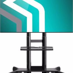 ONKRON Mobile TV Stand for 40-70 Inch TV up to 100 Lbs - Height Adjustable TV St

