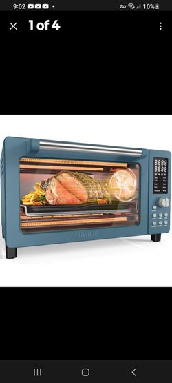 Bravo Pro Smart Air Fryer Toaster Oven Combo, Airfryer Convection Oven Counte...