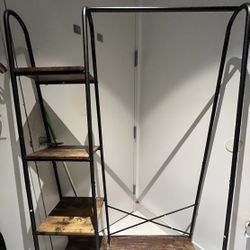 Clothing Rack with Shelves 