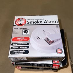 Smoke Alarm Detector - Battery Operated 