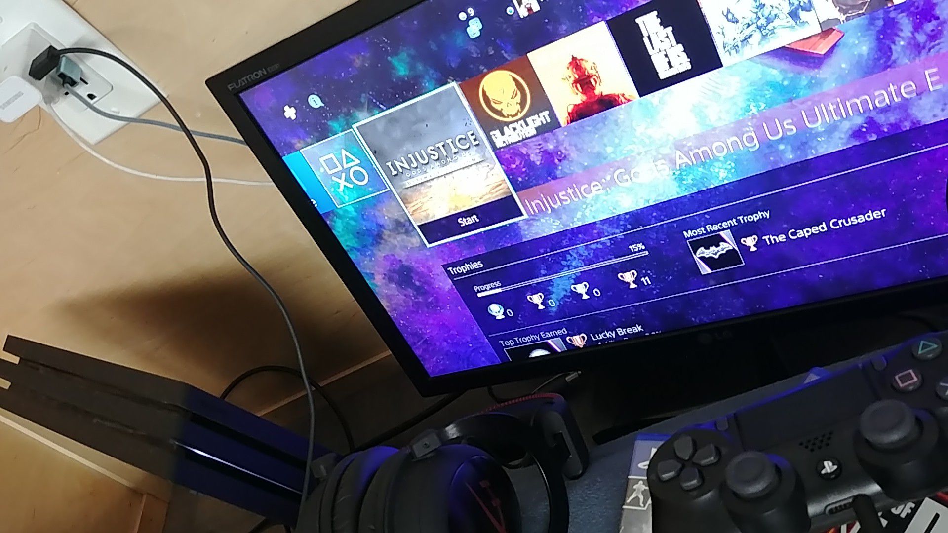 Ps4 pro, games, 22 in 1080p lg monitor