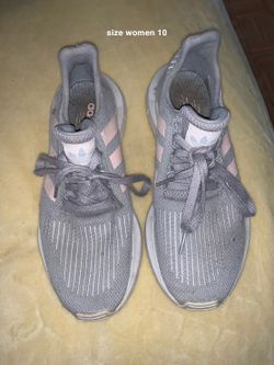 Adidas Swift Run Gray & Pink Shoes