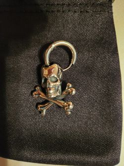Skull Earrings, Stainless Steel