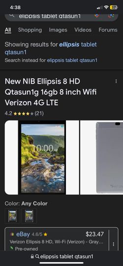 Ellipsis 8 HD Tablet By Verizon