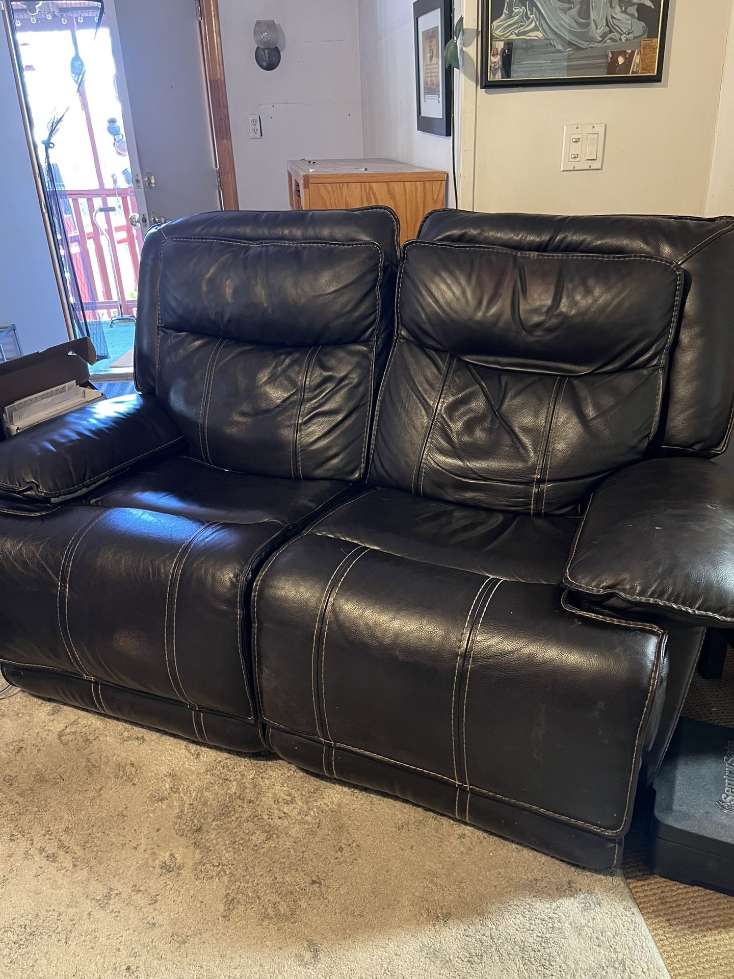 Leather Couch Recliner