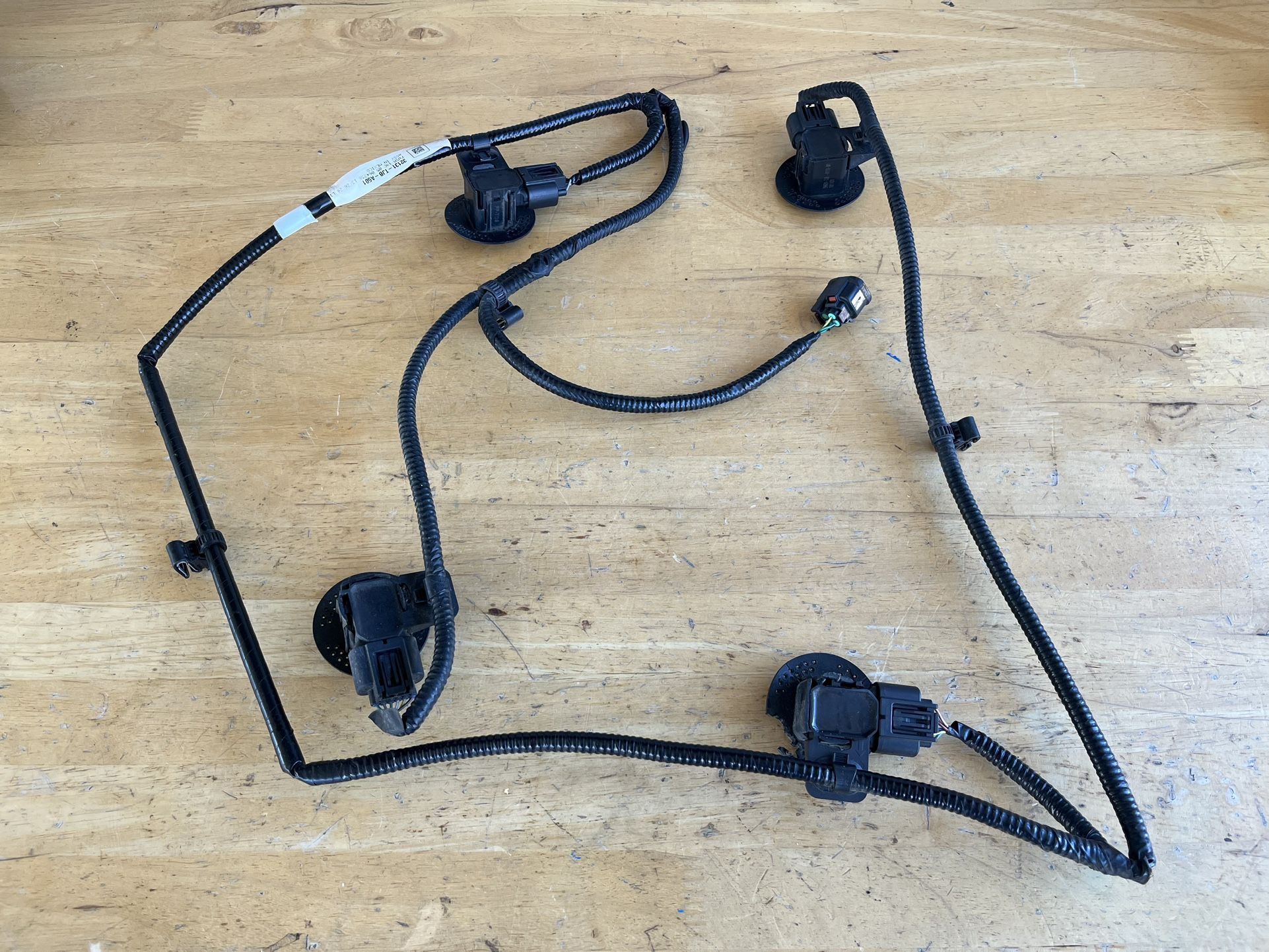 2019-2021 Acura RDX rear bumper parking sensor harness with Sensors Oem