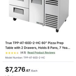 Pizza Prep Table Cooler