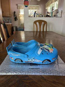 Crocs Crocband Clog Cars Lightning McQueen Dinoco Size 10
