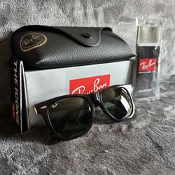 New Rayban Wayfarer 2140 902 Tortoise G15 54mm