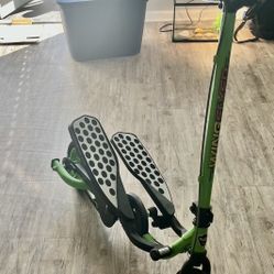 Green 2 Wheel Scooter - Adjustable Handle