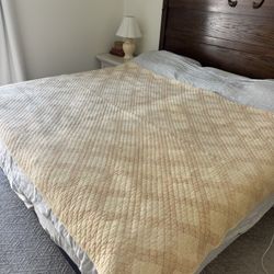 Antique Handmade Quilt Twin Size 