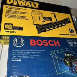 Láser Bosch  And 21 Nailer All Brand New 