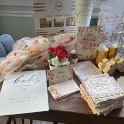 Baby Shower Lot. Baby In Bloom Or Wildflower 
