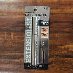 Ľoreal Telescopic EXTENSIONIST Mascara; Extended Length, Volume And Curl; Lash Sculpting Comb: BLACK 
