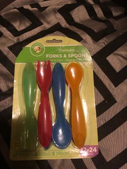 Baby spoons and forks