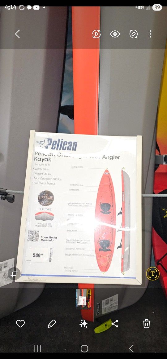 Pelican Challenger 130T 13ft Kayak