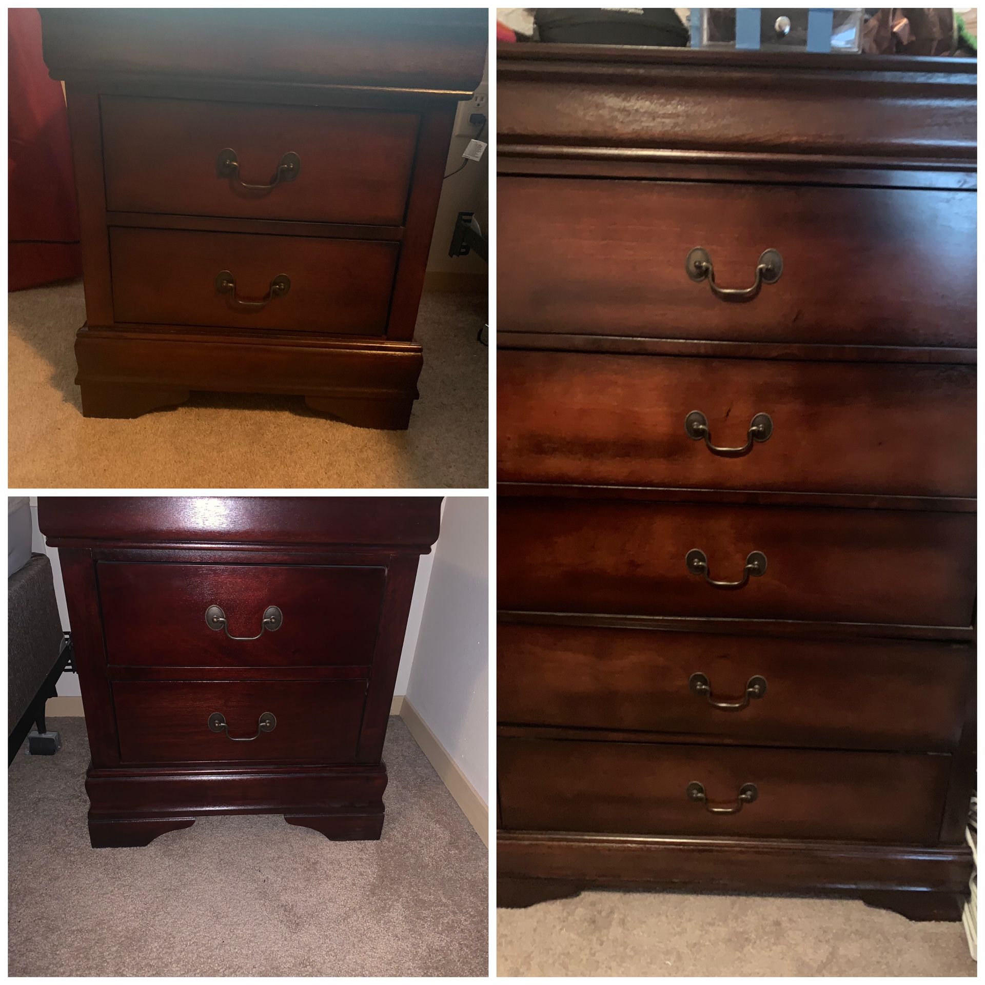 Matching dresser and night stands