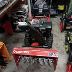 Storm 30 in. 357cc Two-Stage Electric Start Gas Snow Blower with Power Steering and Heated Grips