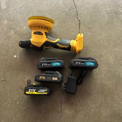 21V battery operated car detailing polisher machine