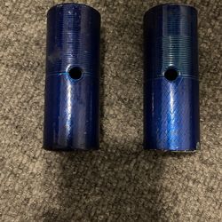 Metallic Blue Bike Pegs 