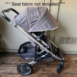 UPPAbaby Cruz V2 Stroller Gregory gray grey color *** seat fabric not included**  Manufactured Feb 2020