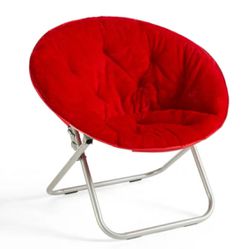 Red Saucer Chairs 