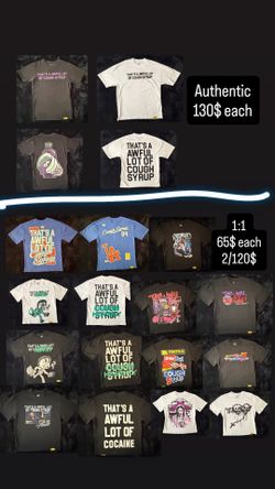 T-shirts ( 65$ ea or 130$ ea )