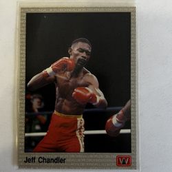 Jeff Chandler Boxing Card Mint 