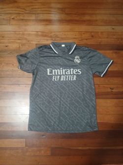 LARGE Real Madrid Emirates Soccer Jersey