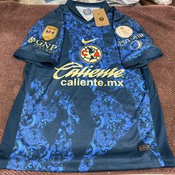 2024-2025 Nike Club America away blue Jersey