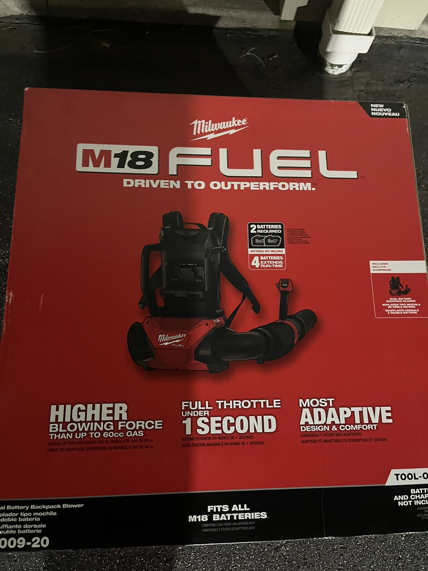 Milwaukee Backpack Blower