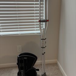 Crutches And Walking Boot 