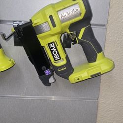 RYOBI 18V 23G PIN NAILER 60$ TOOL ONLY OR 75 WITH BATTERY AND CHARGER 